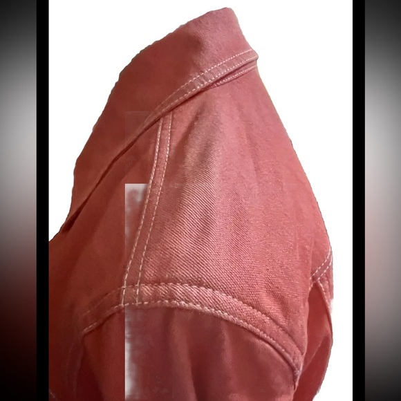 In The Wash Womens Peach Jacket Size p. Some Fade on Shoulder.New With Tag - Picture 3 of 4